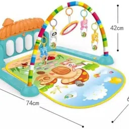 bsn 3-in-1 Baby Kick & Play Piano Gym Activity Mat image 4