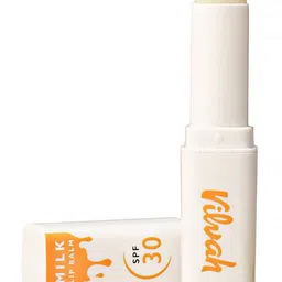 Vilvah Store Milk Lip Balm SPF 30 With Soy Milk Extract - 4g image 1