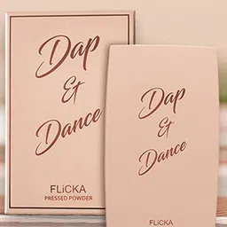 FLiCKA Dap & Dance Weightless & Waterproof Matte Finish Pressed Compact Powder - Coffee 05 image 4