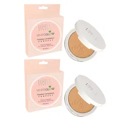 Lotus Herbals Whiteglow Set Of 2 Flawless Complexion Compact - 10g Each-Honey C2-picture-19