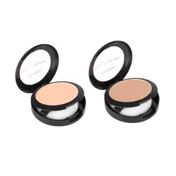 MARS Set Of 2 Ultra Fine Matte HD Oil Control Compact Powdes-8 gm-Cocoa 06-Brown Sugar-04 image 2