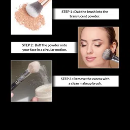 Stars Cosmetics Pack Of 2 Translucent Face Makeup Compact Powder image 4