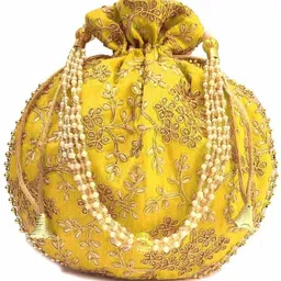 daily deals Women Yellow Potli-picture-33