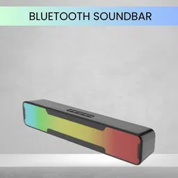 FRONY Megabar (PORTABLE HOME TV SOUNDBAR) Dynamic Thunder Sound With RGB LightQL45 20 W Bluetooth Soundbar image 1