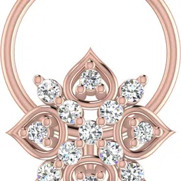 avsar Ovi 18kt Diamond Rose Gold Nose Wire-picture-26