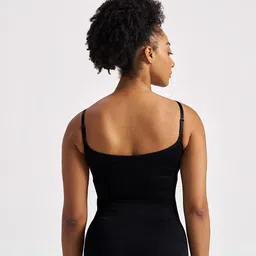 munns & mars Solid Women Swim-dress Black Swimsuit image 2