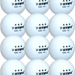 tima Superb Seam 3 Star ABS Plastic 40+ Table Tennis Ball image 2