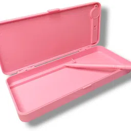 ablue clipper 2-in-1 LCD Digital Slate and Stationery Box for Kids Solid Art Plastic Pencil Box image 3