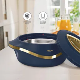 milton Pearl 1500 Inner Stainless Steel Casserole, 1.27 litres Thermoware Casserole image 4