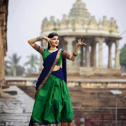 pavitraa sarees Solid Semi Stitched Lehenga Choli-picture-26