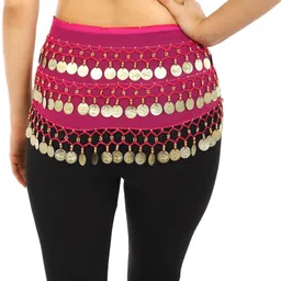 fashionminis Women Casual Black, Pink Fabric Belt image 4