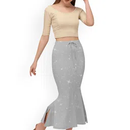 Mehrang Textured Fishcut Stretchable Saree Shapewear image 5