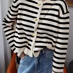 StyleCast Women Striped Cardigan-image-69