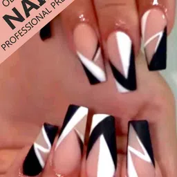 JUSTGOLD Set Of 24 Professional Obsession Press On Pre Glued Nails - Shade 09 image 4