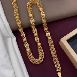 Princy Enterprise Gold-Plated Brass Necklace-picture-34