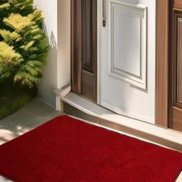 Aura Maroon Microfibre Anti-Skid Doormat-picture-21
