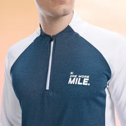 HRX by Hrithik Roshan Colourblocked Rapid-Dry High Neck Running T-shirt image 5