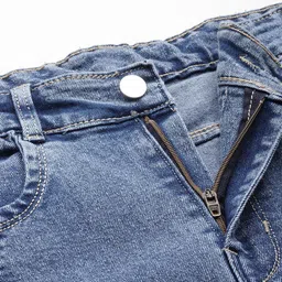 BAESD Girls Straight Fit Fit Mid-Rise Light Fade Stretchable Jeans image 4