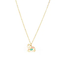 SWASHAA Gold-Plated Animal Shaped Pendants with Chains image 3