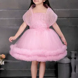 Lagorii Embellished Net Fit & Flare Dress image 1