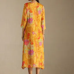 Soch Floral Printed A-Line Midi Dresses image 4