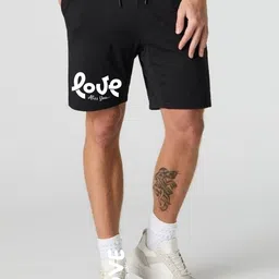 FABSTIEVE Men Typography Printed Low-Rise Cotton Regular Shorts-picture-36
