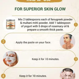 VOORKOMS Set Of 2 Henna & Methi Powder - 100 g Each image 2