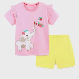 LULU & SKY Girls Printed Night suit-picture-33