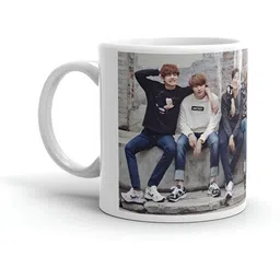 Mr UVD White & Grey Graphic Printed Ceramic Matte Mug 350 ml-picture-17