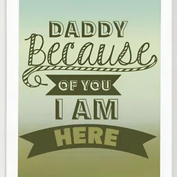 DecorTwist Grey & White Quotes Printed Poster Framed Wall Art for Dad-image-5