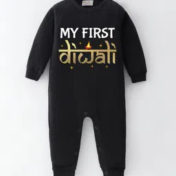BLUSHES Infants Diwali Printed Pure Cotton Half Sleeves Rompers-picture-58
