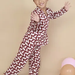 BREATHABLES Unisex Kids Printed Night suit-picture-37