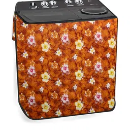 The Furnishing Tree Orange PVC Washing Machine Covers-picture-26