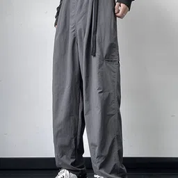 HERE&NOW Men Parachute Trousers-picture-41