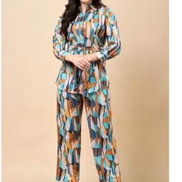 girlsify Women Viscose Rayon Printed Night suit-picture-12