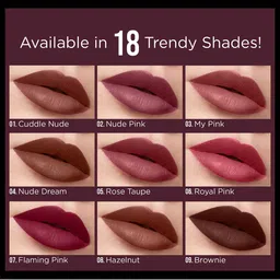 Hilary Rhoda Power Stay Lipstick With Vitamin E & Shea Butter -3.2g-Flaming Pink-07 image 5