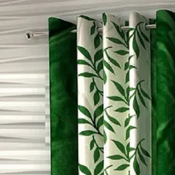 panipat textile hub 152.4 cm (5 ft) Window Polyester Curtain (Pack Of 2) image 2