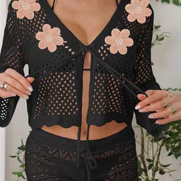 JC Mode Women Swimwear Cover Up Top-image-8