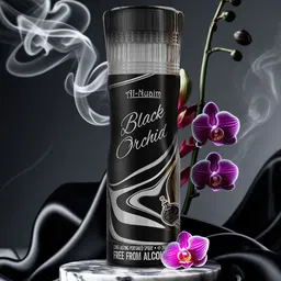 Al-Nuaim Set Of 3 Kashmiri Oudh-Aseel & Black Orchid Alcohol Free Deodorant- 200 ml Each image 3