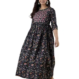 mad fury Floral Print Maternity Maxi Dress image 3