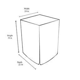 The Furnishing Tree Multi Plastic Washing Machine Cover image 3