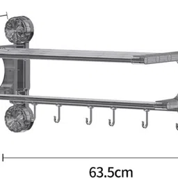 shalvi THR-566 Clear Towel Holder image 4