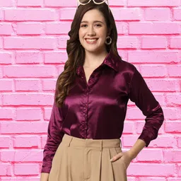 funday fashion Women Regular Fit Solid Casual Shirt-picture-14