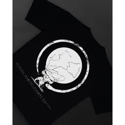 Backkbencherz Women Printed Slim Fit Pure Cotton T-shirt image 3