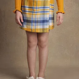 One Friday Checked Mini Skirts image 1