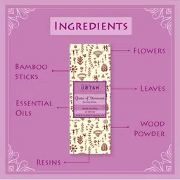 Rejuvenating UBTAN Brown Ghats Of Varanasi Incense Sticks - 80 Sticks image 5