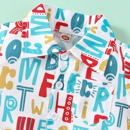 KIDGARB Multi Polycotton Cutaway Collar Printed Shirts image 5