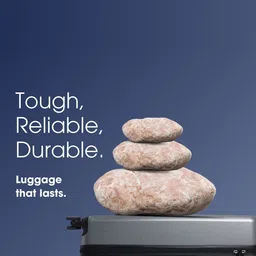 MOVE-MEANT Large Hard Sided Trolley Suitcase image 4