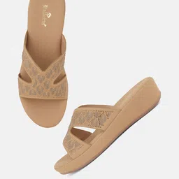 Dollphin Women Embellished printed Open Toe Flats image 3