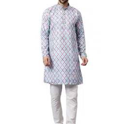 UNLIMITED Men Geometric Printed Indie Prints Kurta-picture-33